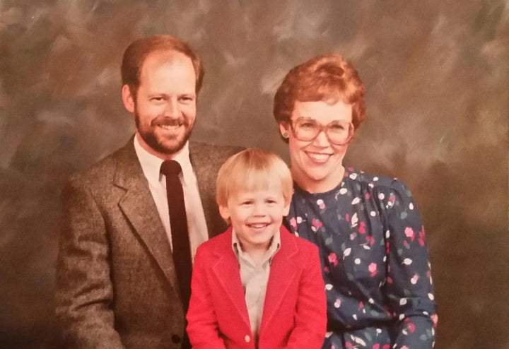 Adam Petzold and his parents.