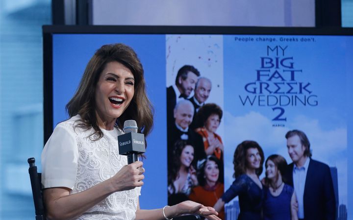 Nia Vardalos of "My Big Fat Greek Wedding 2" appears at the AOL Build Speaker Series on March 24.
