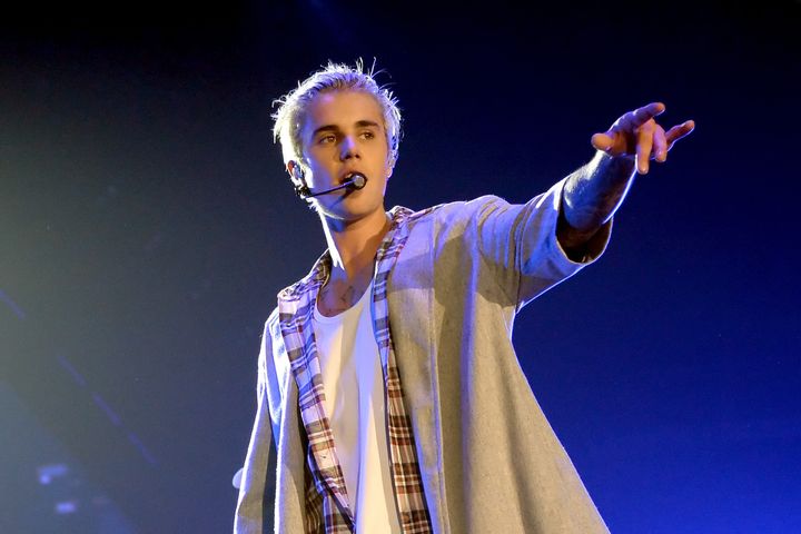 Justin Bieber performs onstage at KeyArena on March 9, 2016 in Seattle, Washington. (Photo by Kevin Mazur/WireImage)