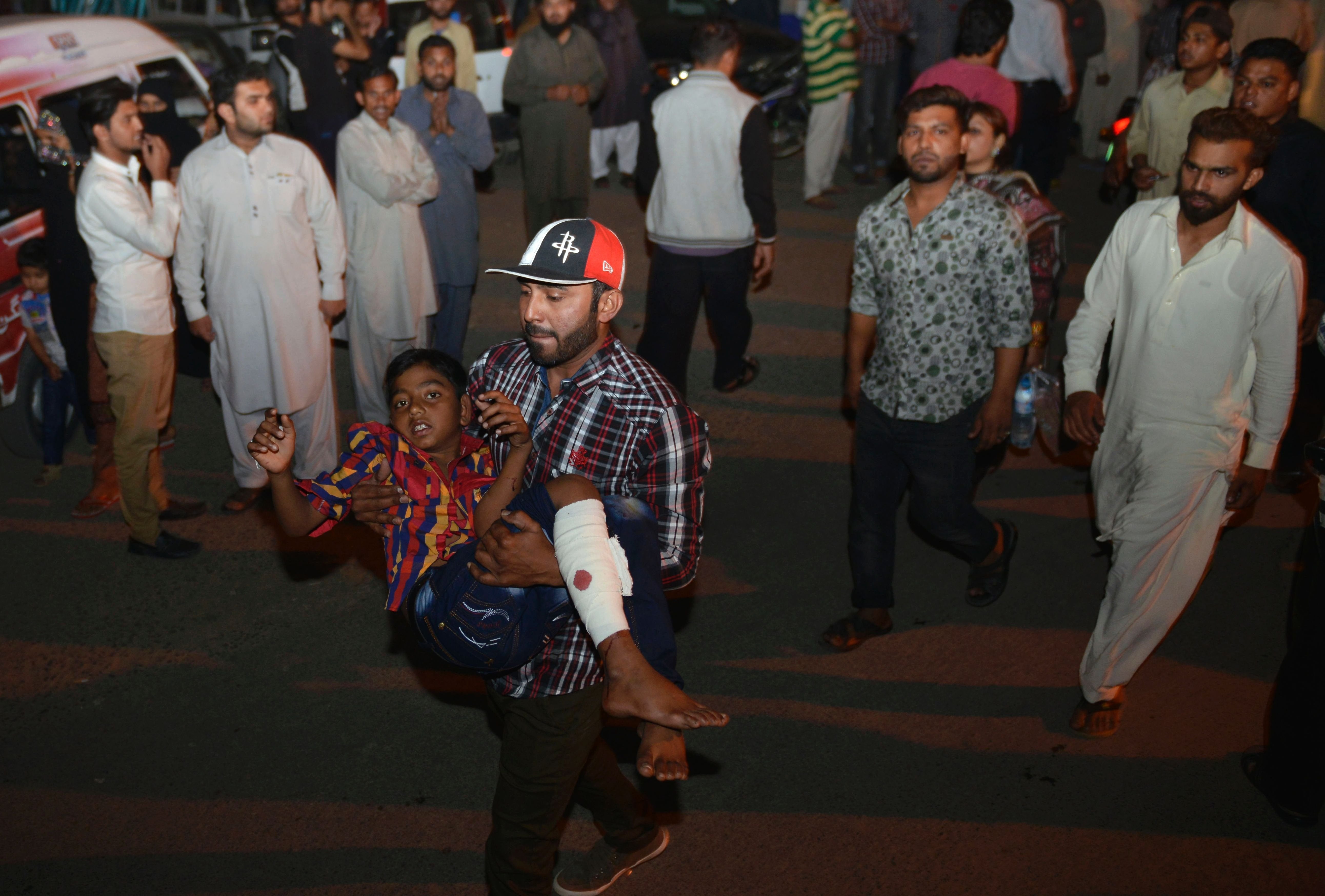 Images Deadly Bomb Blast Hits Public Park In Pakistan Images Deadly Bomb Blast Hits Public Park In Pakistan