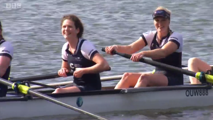 The winning Oxford women's team