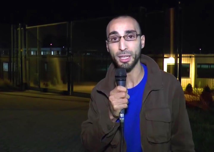 Faycal Cheffou, an independent journalist in a 2014 video