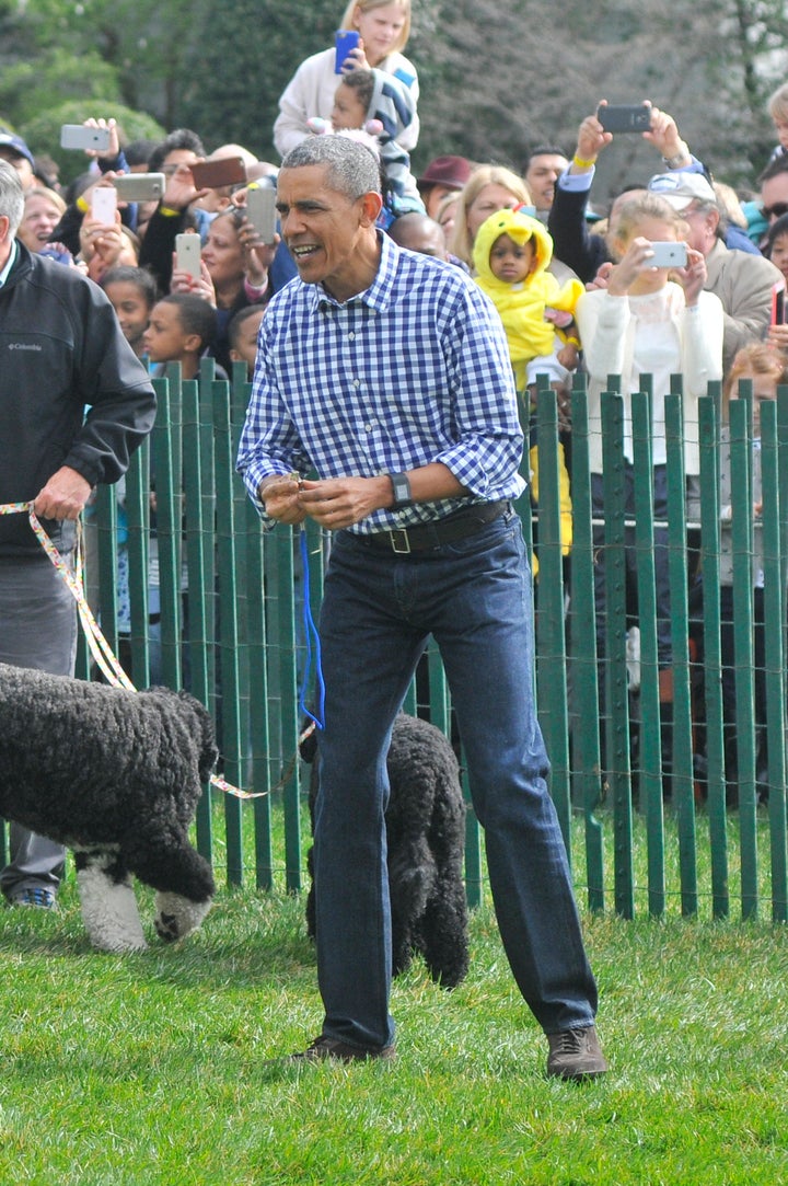 President Obama gets in on the action.