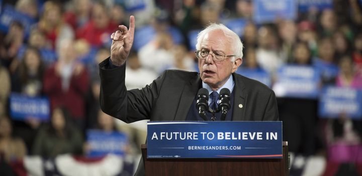 Sen. Bernie Sanders (I-Vt.) says he will stay in the Democratic presidential primary all the way to the convention this summer. 