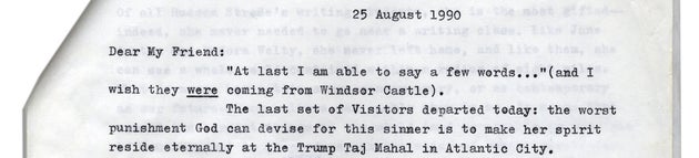 Harper Lee Burns Donald Trump From Beyond The Grave In Letter Comparing Taj Mahal Casino To