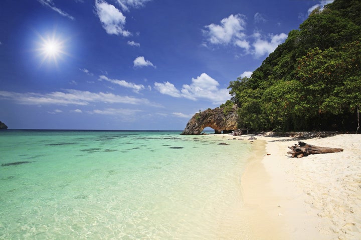 This natural, oceanfront arch is just a boat ride away from Koh Lipe, near the Tarutao National Marine Park.