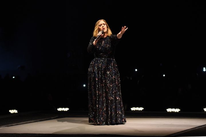 Adele opened up about motherhood during a recent show. 
