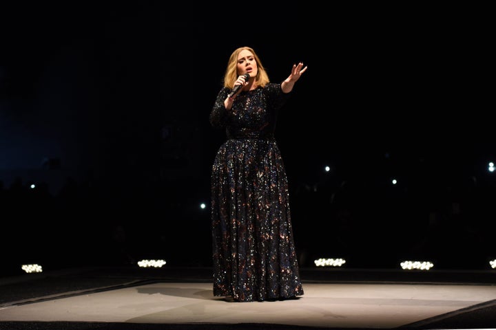 Adele opened up about motherhood during a recent show. 