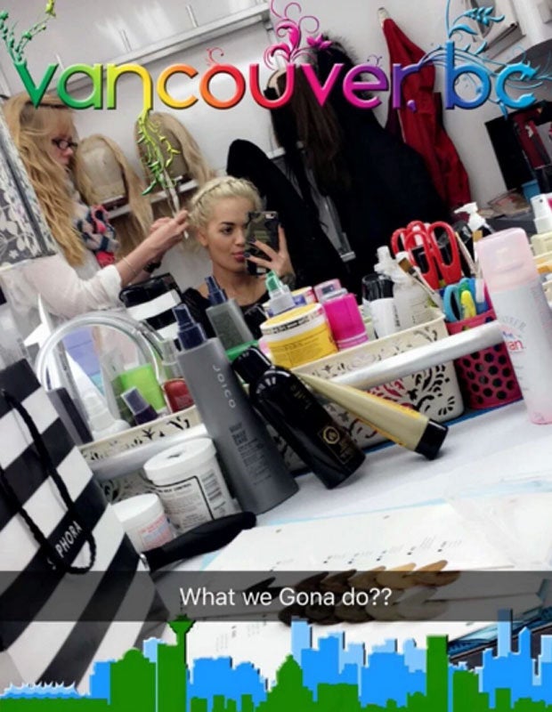 <strong>There are blonde hairpieces in the background, but where is The Wig? We need answers. </strong>