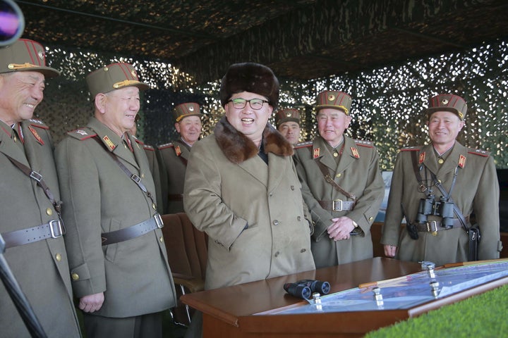 North Korea test fired a short-range missile on Tuesday. 