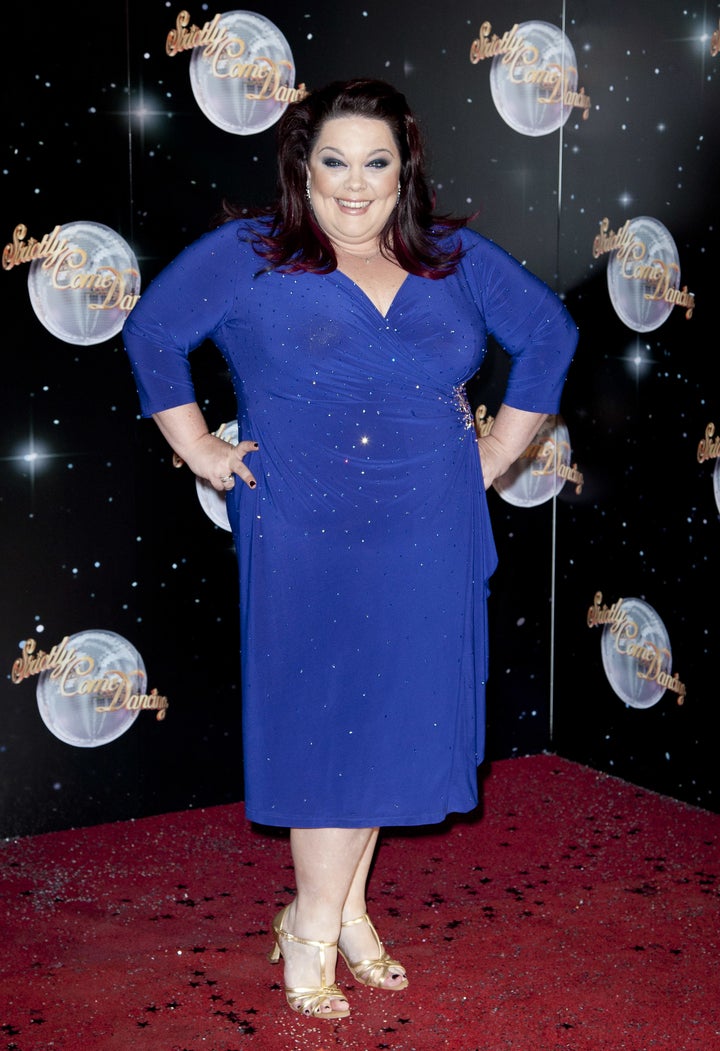 <strong>Lisa was six stone heavier when she signed up to 'Strictly' in 2012.</strong>