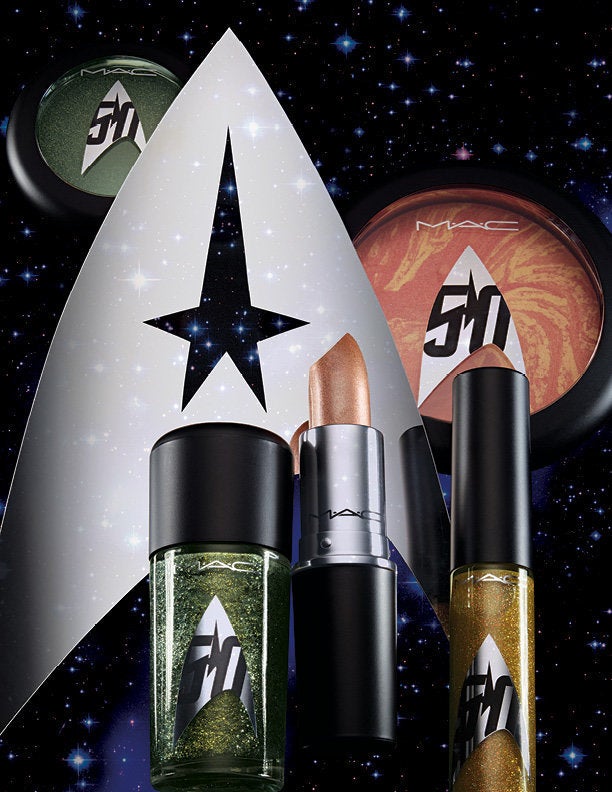 Details for MAC's Star Trek 25 multi-piece collection are still scarce, but we do know it will launch globally this September and include lip colors, eye shadows and nail polishes. 