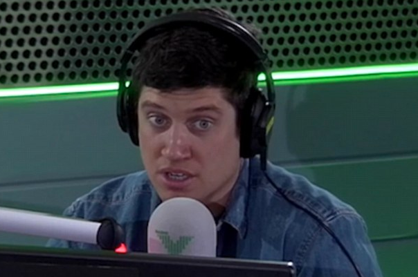 <strong>Vernon made a subtle reference to having a "massive headache" on air this morning</strong>