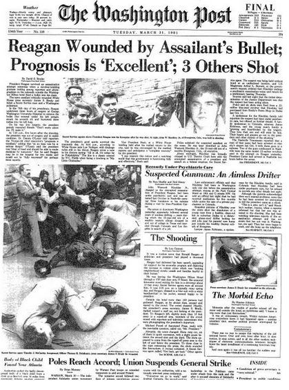The Washington Post devoted most of its March 31 front page to the incident.