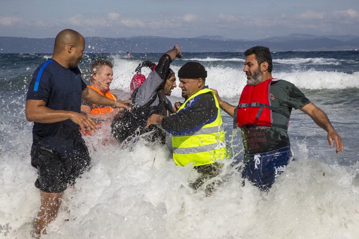 In Turkey, a smuggler can face a prison sentence of between one and 30 years and a penalty of up to $15,000. In this photo, a Turkish smuggler is caught near Greek shores.