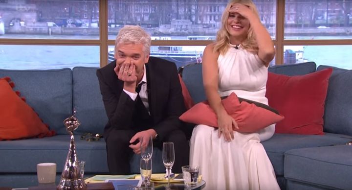 <strong>Phillip Schofield and Holly Willoughby were deeply hungover on 'This Morning' after the NTAs</strong>