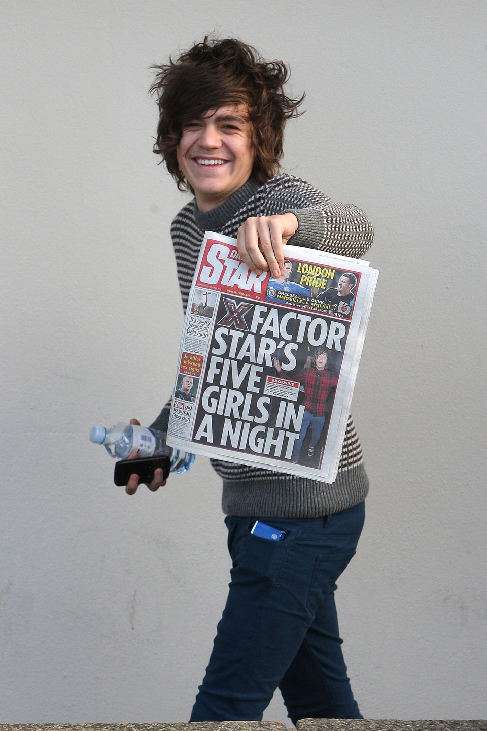 Frankie Cocozza Oversteps The Mark