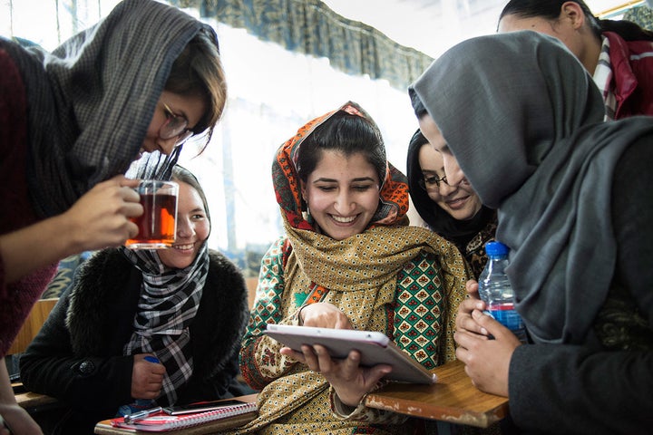 The participants, just like young women around the world, are glued to social media and obsessed with selfies, Ferris-Ro