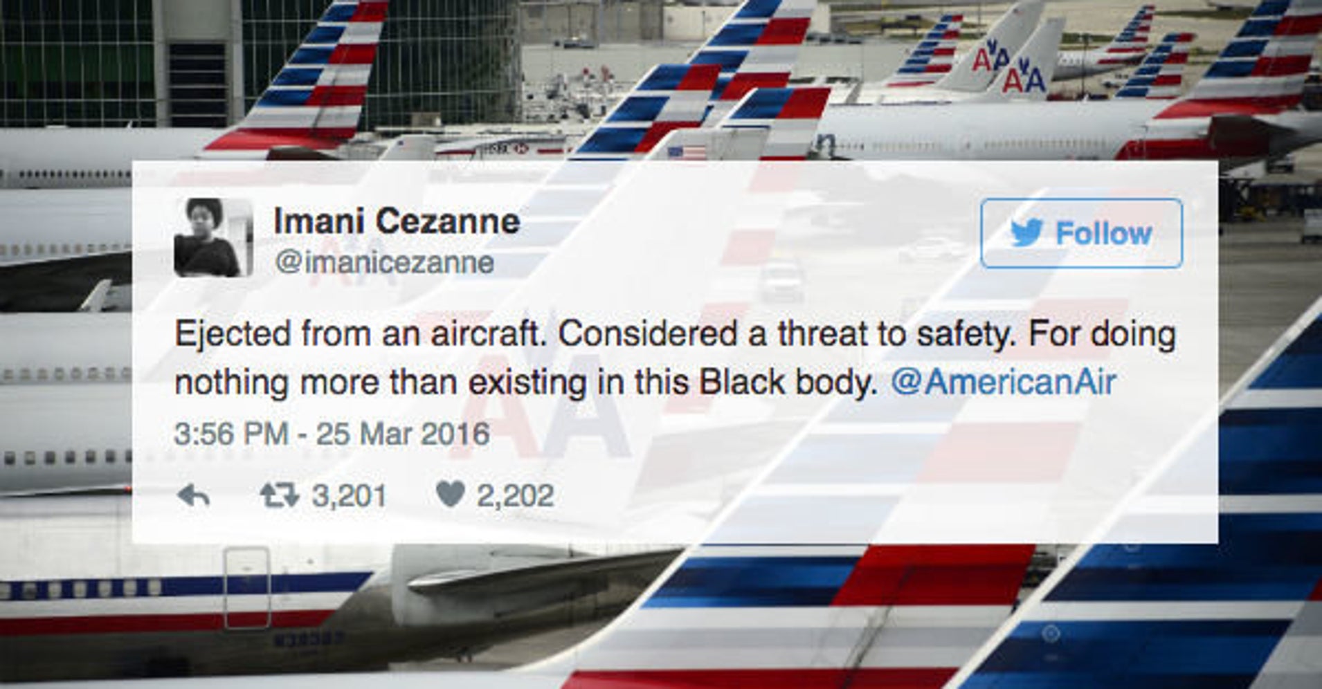 Woman Claims She Was Kicked Off A Plane For FlyingWhileBlack HuffPost