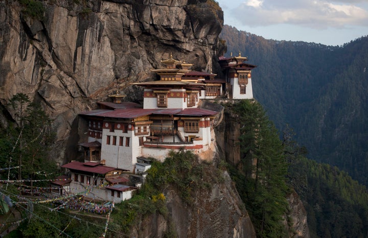 The ParoTaktsang Palphug Buddhist monastery.