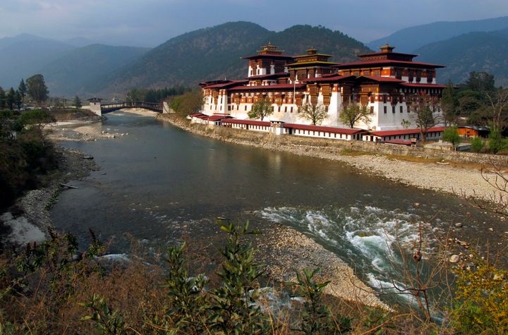 The former administrative centre of Punakha Dzong.