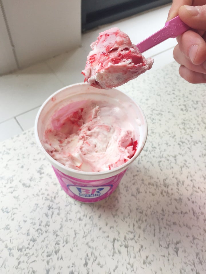 Baskin-Robbins' newest ice cream flavor mixes Sour Patch Kids and tastes creamy, sweet and sour.