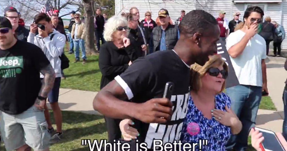Man Offers Hugs At Trump And Sanders Rallies, Asks Which America We ...
