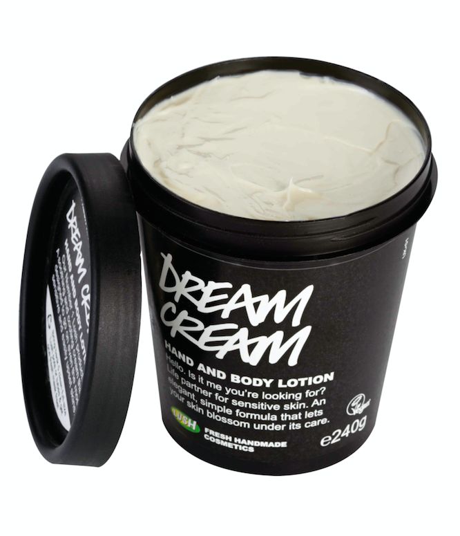 £12.50 for 240g from <a href="https://uk.lush.com/products/dream-cream" target="_blank" role="link" class=" js-entry-link cet-external-link" data-vars-item-name="Lush.com" data-vars-item-type="text" data-vars-unit-name="56fd4a1de4b069ef5c0002d2" data-vars-unit-type="buzz_body" data-vars-target-content-id="https://uk.lush.com/products/dream-cream" data-vars-target-content-type="url" data-vars-type="web_external_link" data-vars-subunit-name="article_body" data-vars-subunit-type="component" data-vars-position-in-subunit="14">Lush.com</a>