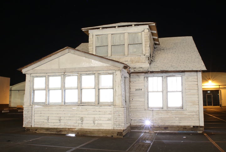 Artist Ryan Mendoza's installation at Art Rotterdam was painted white to protect its memories and shield it from viewers, he wrote in an essay.