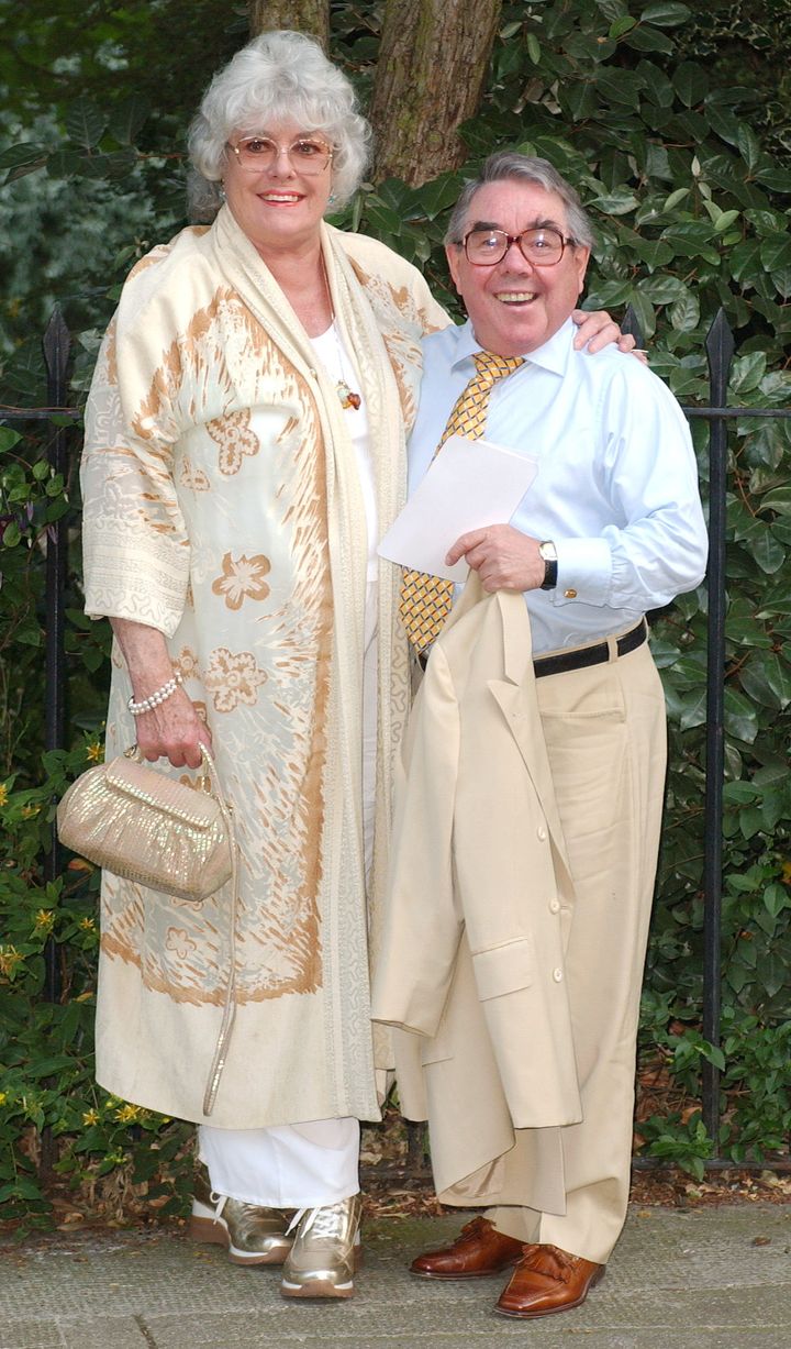 Ronnie with his wife, Anne