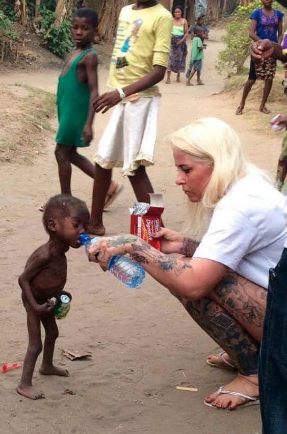 Hope was rescued by Anja Ringgren Lovén, who cares for children in Nigeria accused of witchcraft.