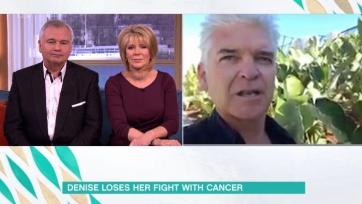 Phillip Schofield called in from his holiday to honour Denise