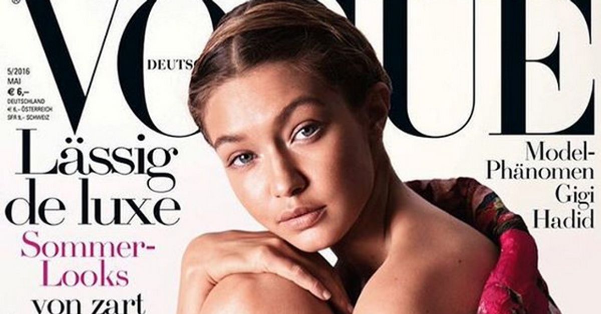 Gigi Hadid Strips Off Again For German Vogue | HuffPost UK Style