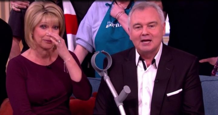 <strong>Ruth Langsford couldn't hide her tears at the end of Friday's 'This Morning'</strong>