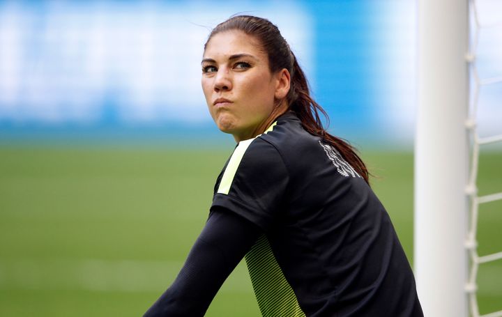 Hope Solo is one of five members of the U.S. Women's national soccer team who have filed a complaint against the U.S. soccer federation alleging unfair pay.