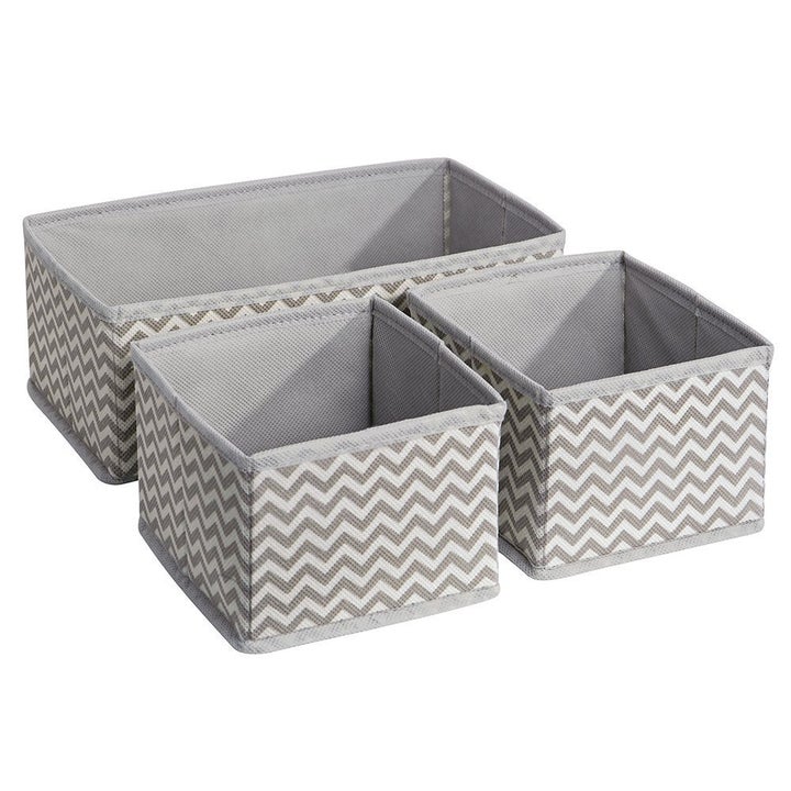 InterDesign Chevron Fabric Closet/Dresser Drawer Storage Organizer, for Underwear, Socks, Bras, Tights, Leggings - Set of 3, Taupe/Natural" target="_blank" class=" js-entry-link cet-internal-link" data-vars-item-name="InterDesign Chevron Fabric Closet/Dresser Drawer Storage Organizer, $11.99" data-vars-item-type="text" data-vars-unit-name="56febdcce4b083f5c607aada" data-vars-unit-type="buzz_body" data-vars-target-content-id="/%3Ca%20%20href=%22http:/www.amazon.com/gp/product/B00IPBNQKW/ref=as_li_tl" data-vars-target-content-type="feed" data-vars-type="web_internal_link" data-vars-subunit-name="article_body" data-vars-subunit-type="component" data-vars-position-in-subunit="6">InterDesign Chevron Fabric Closet/Dresser Drawer Storage Organizer, $11.99