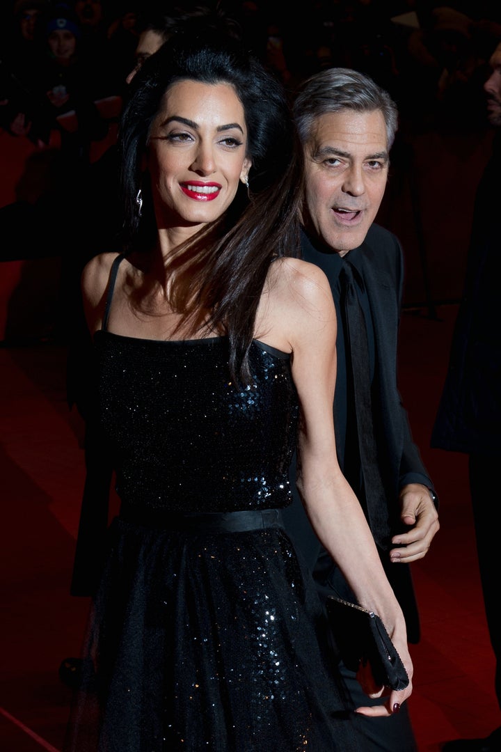 George and Amal attending the Berlin Film Festival back in February