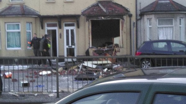 <strong>The scene of the explosion</strong>