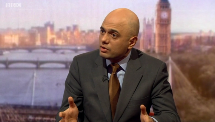 <strong>Sajid Javid on The Andrew Marr Show</strong>
