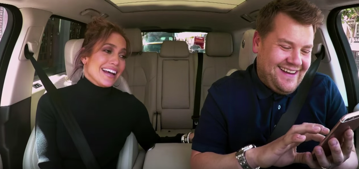 <strong>James Corden gleefully sends a text to Leonardo DiCaprio</strong>