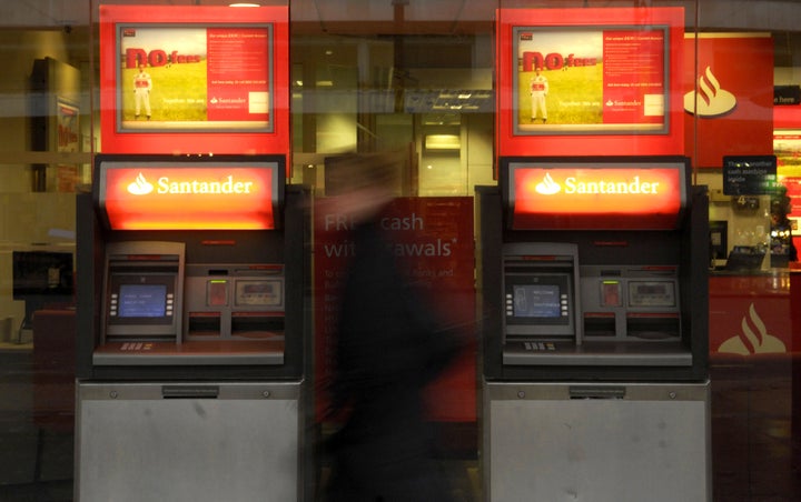 The public have been warned against using Santander cash machines in Lancashire and Cheshire