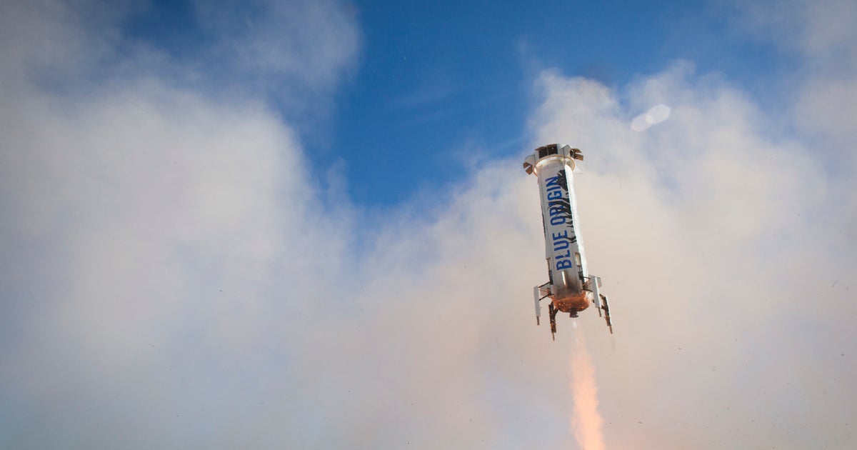 Descent Rocketship Watch Blue Origin's New Shepard Rocket Make An Incredible Fast Descent ...