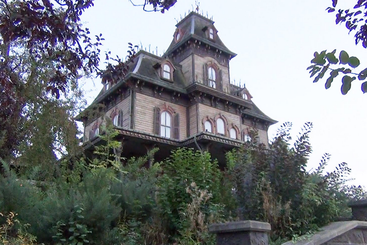 The man's body was found in Disneyland Paris's Phantom Manor on Saturday morning 