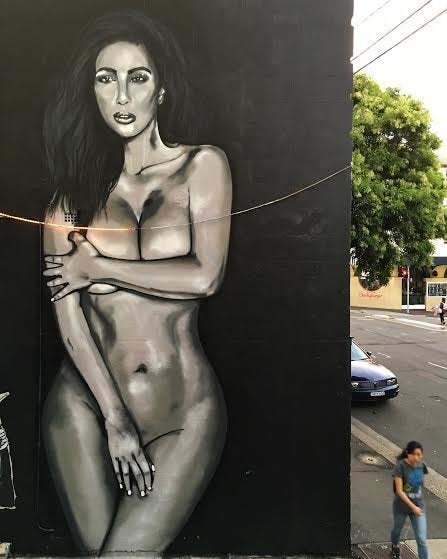 Lush Sux shared his mural with The Huffington Post in March. 