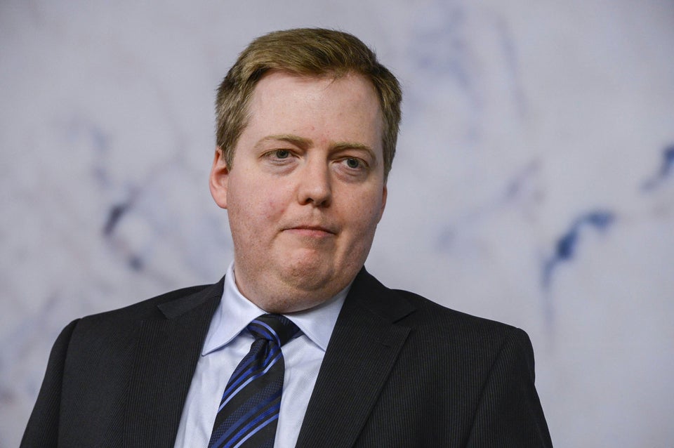 Icelandic Prime Minister Sigmundur David Gunnalaugsson