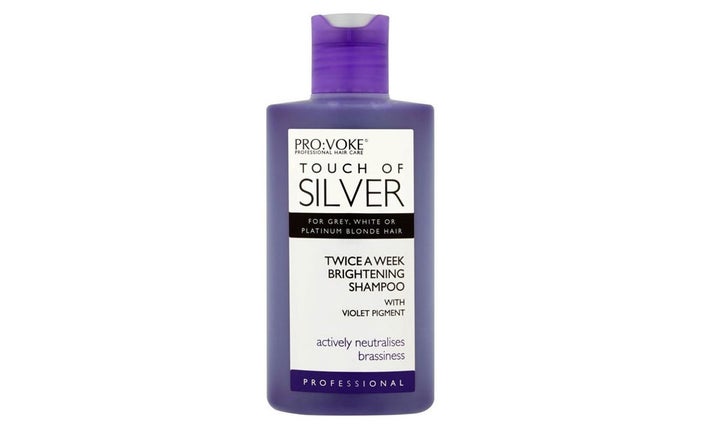 Pro:Voke Touch Of Silver Daily Shampoo, £2.19 from <a href="http://www.superdrug.com/Pro:Voke/Pro:Voke-Touch-Of-Silver-Daily-Shampoo-200ml/p/231758?gclid=CKvq0oub-ssCFckaGwod7_EGDw&gclsrc=aw.ds" target="_blank" role="link" class=" js-entry-link cet-external-link" data-vars-item-name="Superdrug.com" data-vars-item-type="text" data-vars-unit-name="57028fa8e4b069ef5c00a0b0" data-vars-unit-type="buzz_body" data-vars-target-content-id="http://www.superdrug.com/Pro:Voke/Pro:Voke-Touch-Of-Silver-Daily-Shampoo-200ml/p/231758?gclid=CKvq0oub-ssCFckaGwod7_EGDw&gclsrc=aw.ds" data-vars-target-content-type="url" data-vars-type="web_external_link" data-vars-subunit-name="article_body" data-vars-subunit-type="component" data-vars-position-in-subunit="9">Superdrug.com</a>