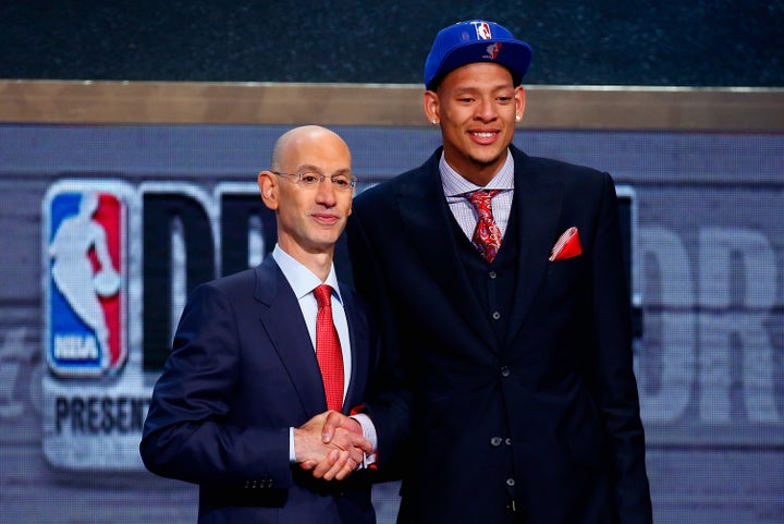 About NBA Commissioner Adam Silver's generous act, Austin recalled, "It wasn’t until he stopped the draft that I realized what was about to go down."