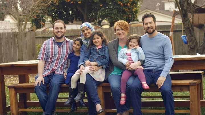 These two families have been featured in Honey Maid's latest "This Is Wholesome" ad.
