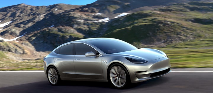 The Tesla Model 3.