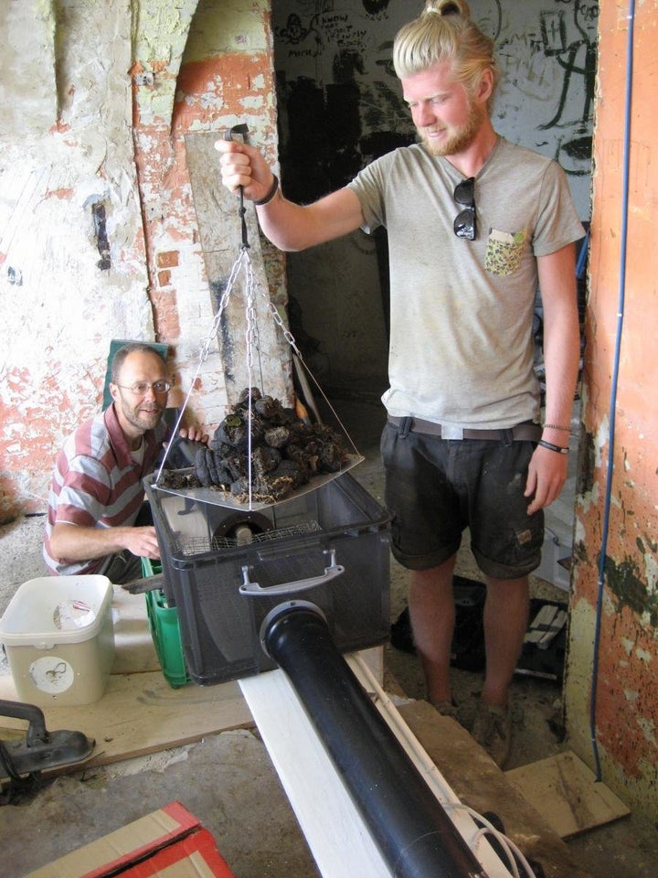 Poo Museum curators created a special poo-drying machine for all the samples.